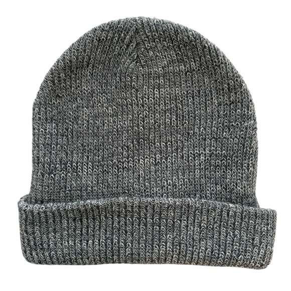 Hinge Accessories - HINGE Grey Beanie Hat Women One Size Fits All